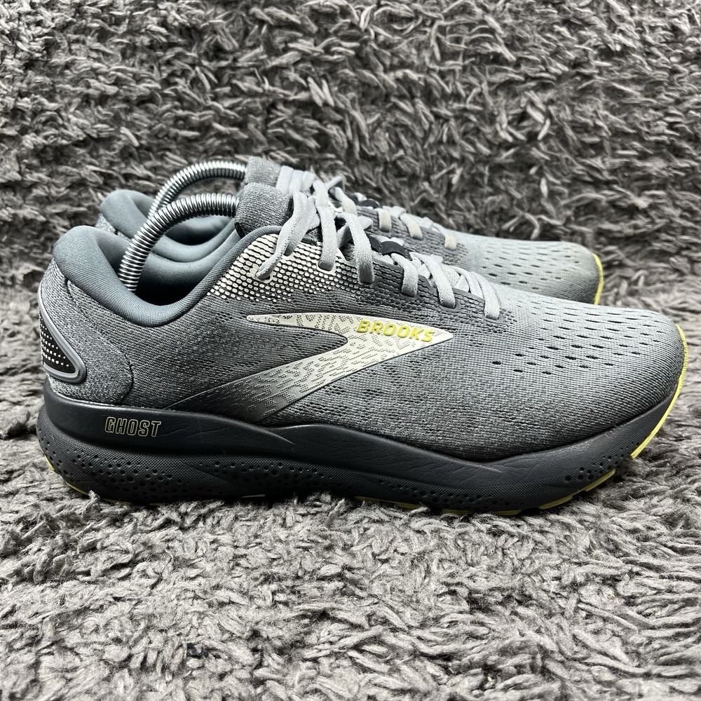 Brooks Ghost 16 Men's Size 9 2E Running Shoes Gray - Picture 3 of 8